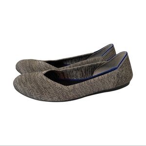 Rothy’s Taupe Heather Size 8 Round Toe Flats